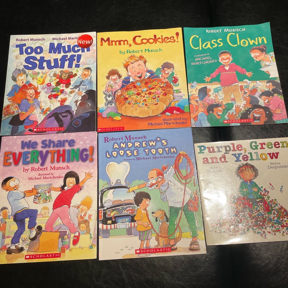 Robert Munch Kids Book Set - Colorful Collection